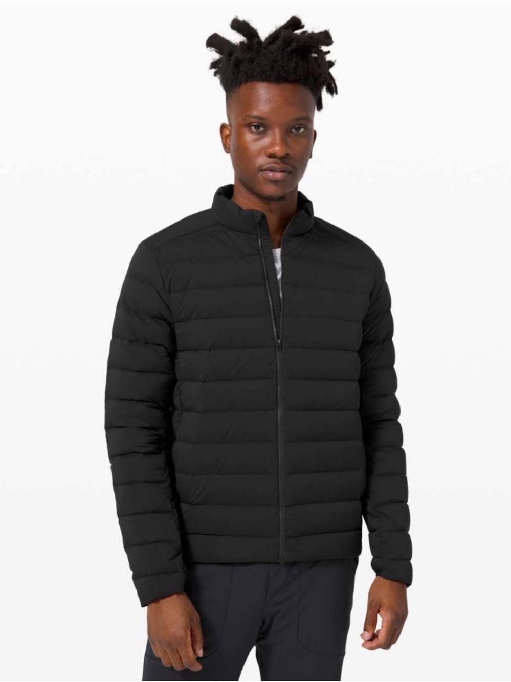 Lululemon Navigation Stretch Down Jacket Black Sz. L